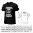 thumbnail image 2 of Support The Country You Live In Trendsetting Men's Cotton Short Sleeve HD Print Tee for Casual T-Shirt Crew Neck Top Black 3XL, 2 of 7