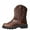 Brown, variant on Women's Cowgirl Boots Embroidered Chunky Heel Round Toe Classic Retro Women's Ankle Boots Wide Calf Western Boots Women's Country Boots