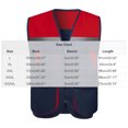 thumbnail image 2 of ZVNAΖH Mens Reflective Safety Vest Construction Workwear Stand Collar Zip Up Outerwear with Multi Pockets High Visibility, 2 of 5