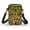 Calf and Sunflower Pattern, variant on Christmas Presents Old Man Summer Celebration Double-layer Cross Body Purse Unique Gift for Casual Travel
