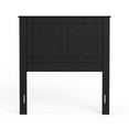 thumbnail image 3 of LaFerme Wood Panel Headboard in Black -  Twin Size, 3 of 6