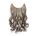thumbnail image 3 of SEGO Real Hair Extension with Invisible Band Synthetic Wire in Hair Extension Wavy Curly Hair Piece Straight Peluca de Cabello for Woman, 3 of 9