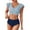 Blue, variant on MSJUHEG Ruffle Bikini,Plus Size Swimsuit for Women,Spaghetti Straps Swimsuit,Push Up,Mid Rise Bikini Sets for Women,Ruched Two Piece Swimsuit,Bathing Suit with Shorts Blue L
