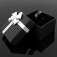 thumbnail image 4 of Tungsten Rings for Men Wedding Bands for Her 4mm Black Brushed Comfort Fit, 4 of 7