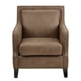 thumbnail image 2 of Gracie Mills Sharp Morocco Wood and Faux Leather Accent Chair - GRACE-9883, 2 of 4
