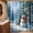 Green, variant on Christmas Shower Curtain, Cute Snowman Snow Forest Bathroom Curtains, Wooden House Rustic Farmhouse Waterproof Polyester Fabric Bath Home Decor Set with Hooks, 66x72 Inch