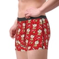 thumbnail image 2 of Xecao cute Christmas Moose Print Men's Underwear Boxer Briefs,Breathable Choice for Men's Underwear-X-Large, 2 of 5