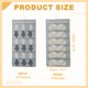thumbnail image 2 of Organizador Colgante Uxcell, Bolsa de Almacenamiento para Sujetadores, Estantes de Almacenamiento Colgantes de Doble Cara para Ropa Interior Calcetines Armarios Dormitorio Baño, Gris (6+18 Bolsillos), 2 of 7