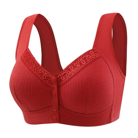 Black of Friday Deals!Clearance Staron Daisy Bras for Older Women Comfort No Underwire Bras Wireless Stretch Bras Comfortable No Steel Bra No Underwire Bras