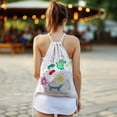 thumbnail image 5 of CRAFTEE Personalised Drawstring Backpack, 100 % coton DIY Bag for Decorating and Custom Craft Projects, 36.8 cm (14.5 in) × 45.7 cm (18 in), 5 of 5
