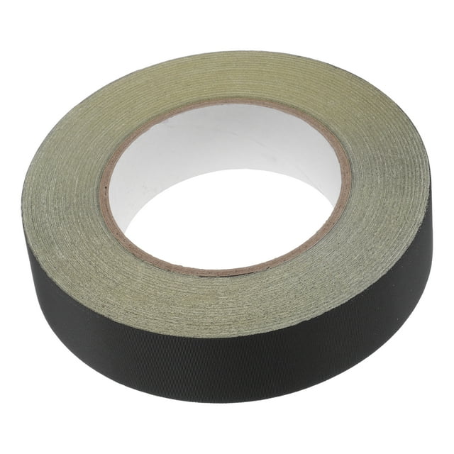 Cinta de reparación de lona Unique Bargains Weatherstrip Cinta de reparación de lona para automóvil Tela de acetato 1.18"x98.43ft Negra 1 Pc