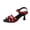 Red, variant on THDHVS Womens Sandals Comfortable Dressy,Casual Shoes for Women,Women's Fashion Casual Versatile Round Toe Hollow Buckle Summer and Fall Style Comfortable High Heel Sandals Black