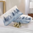 thumbnail image 3 of Outdoor Pillow Cover Ombre Blue Trees Forest Set of 2 Waterproof Throw Pillowcases Bird Watercolor Decorative Patio Furniture Pillows for Couch Garden Indoor & Outdoor Use, 3 of 9