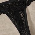 thumbnail image 4 of SnZhen Thongs for Women Women's Panties Lace Seamless Low Waisted Ladies Thongs Physiological Underpants, 4 of 4