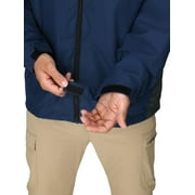 Frogg Toggs River Toadz Rain Jacket with Set-In Sleeves, Waterproof Rain Gear for Men, Blue/Slate, Size XL/2X