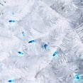 Holiday Time Prelit 300 Blue Incandescent Lights, Madison Pine White