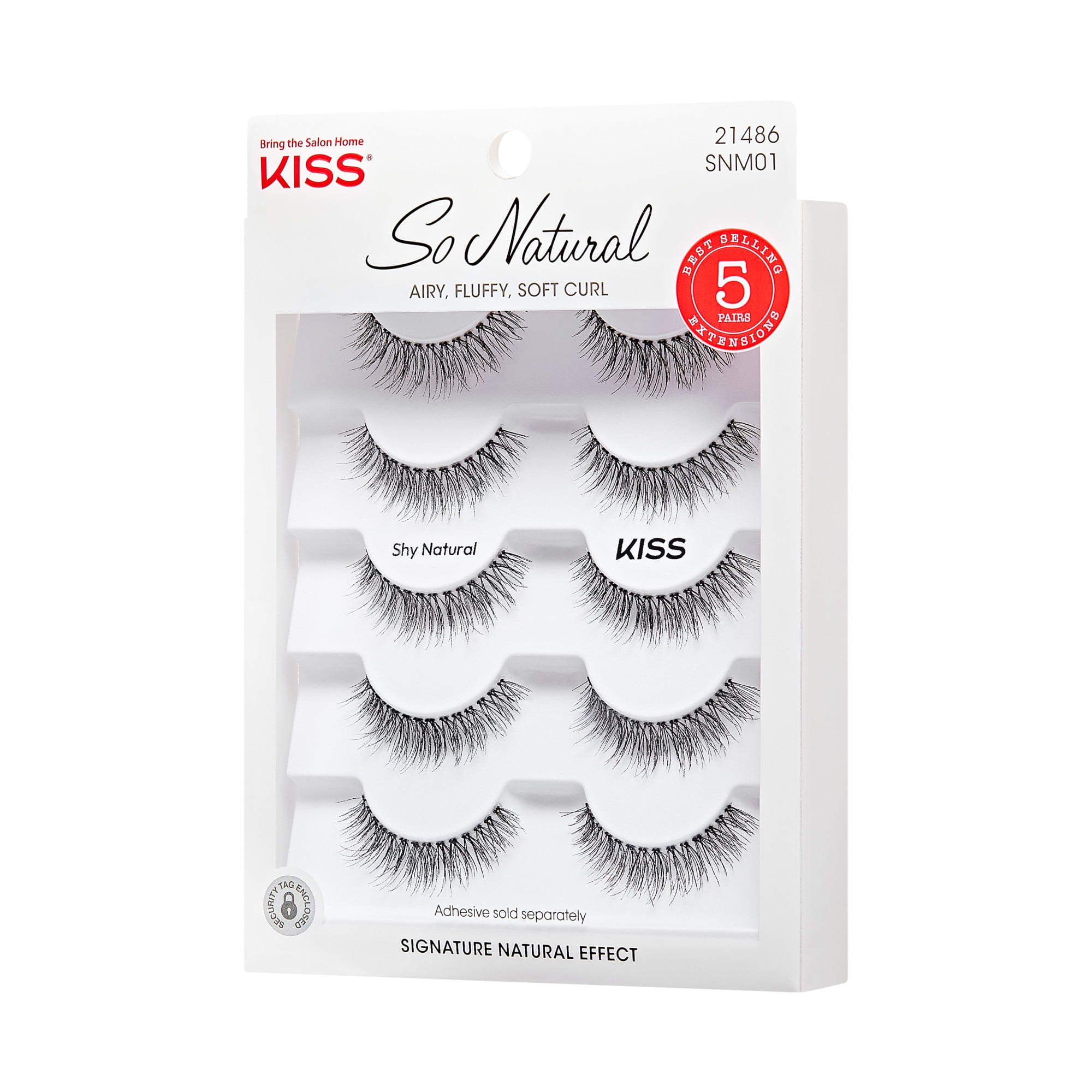 KISS So Natural 01, Natural, Strip Lash