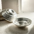 thumbnail image 2 of Serrated Copper Bowl Set - Handcrafted Artistry in 3 Unique Finishes (Copper, Silver, Rainbow Patina), 2 of 11