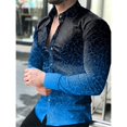 thumbnail image 1 of Nuevas camisas sociales de primavera y otoño para hombre camisas casuales con cuello vuelto y estampado de lunares camisetas de manga larga ropa de calle para hombre, 1 of 6