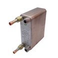 thumbnail image 1 of 60 plates low height and compact size PHE is for air conditioners or heat pump water chillers, replace XB plate heat exchanger ,Easy to Use, 1 of 7