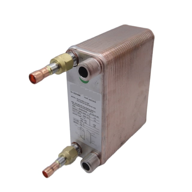 60 plates low height and compact size PHE is for air conditioners or heat pump water chillers, replace XB plate heat exchanger ,Easy to Use