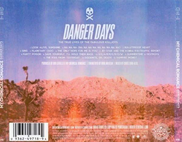 My Chemical Romance ~Danger Days: The True Lives of the Fabulous Killj -  Kidrobot