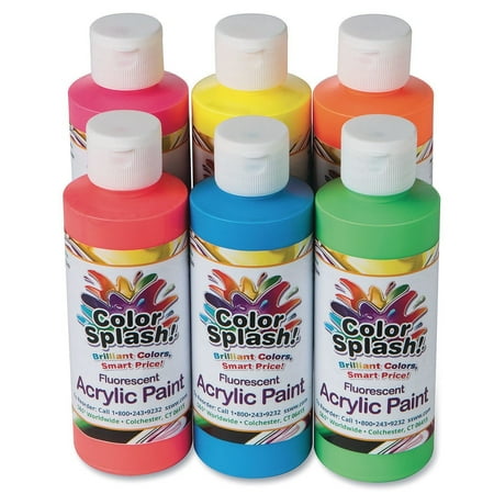 UPC: 0840614116151 | Color Splash!® Neon Acrylic Paint  8 oz. (Set of 6)
