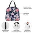 thumbnail image 4 of Pofeuu Rose Flowers Print Lunch Bag Lunch Box Insulated Lunch Bag Adult Lunch Box for Men and Women, 4 of 8