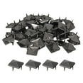 thumbnail image 1 of Unique Bargains 50 Sets Spike Rivet 15x9mm Pyramid Rapid Rivet Studs Square Spikes, Gun-black, 1 of 7