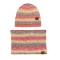 thumbnail image 1 of Winter Beanie Hats Scarf Set Warm Knit Hats Skull Cap Neck Warmer, 1 of 5