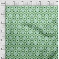 thumbnail image 3 of oneOone Cotton Cambric Light Mint Green Fabric Geometric Craft Projects Decor Fabric Printed By The Yard 42 Inch Wide, 3 of 5