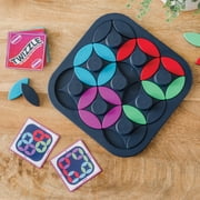 MindWare Twizzle Twisting Tile Logic Puzzles, 24 Double Sided Puzzle Tiles, 40 Challenge Card, 1 or More Players