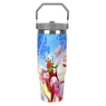 thumbnail image 3 of YIXIGGC30 Oz Mignon Dessin Animé Mickey Mouse Gobelet avec Couvercle à Paille Rabattable Poignée Supérieure, Tasse de Voyage en Acier Inoxydable Isolée sous Vide pour Voiture, Cadeau de Saint-Valentin Halloween Anniversaire Noël JU223-691, 3 of 8