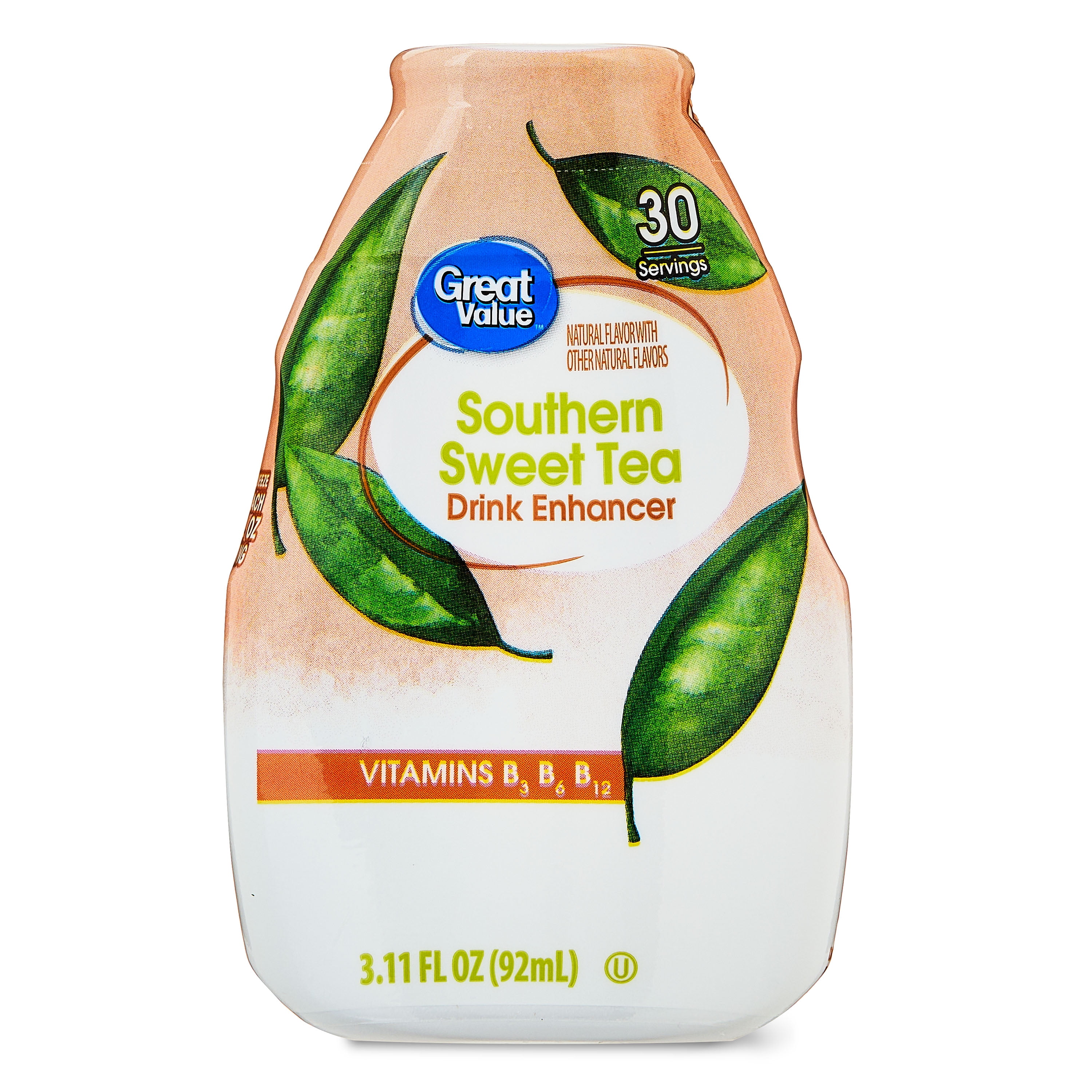 (2 pack) Great Value Southern Sweet Tea Drink Enhancer, 3.11 fl oz
