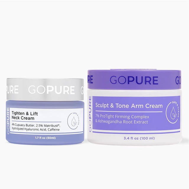 Set de cuidado de la piel GoPure Sculpting Duo Neck & Arm Cream