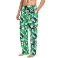 thumbnail image 4 of Soccer Mens Cotton Pajama Pants with Pockets Elastic Waist Lightweight Breathable Relaxed Fit Lounge Sleepwear X-Large, 4 of 6
