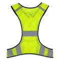 thumbnail image 2 of Resaltar Chaleco Reflectante Seguridad Transpirable para Correr Noche () Amarillo, 2 of 5