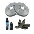 thumbnail image 2 of TRQ Rear Brake Drums & Shoes Left & Right Kit w/Fluids for 00-08 Toyota Celica 5 BKA16285 Fits select: 2003-2008 TOYOTA COROLLA, 2001-2008 TOYOTA PRIUS, 2 of 4