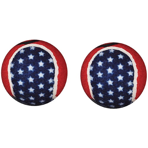 Briggs Healthcare Tennis Ball Walker Glides, Tennis Balls for Walkers Pre Cut, Colored Walker Ball Glides, Gliders for Rollator, Patriotic
