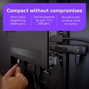 Roku Streamer Plus - 4K & HDR Roku Streaming Device for TV with Voice Remote - Free & Live TV