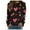 Black, variant on Ruimatai Women's Valentine's Day Heart Print Plus Size Crewneck Sweatshirt Casual Long Sleeve Pullover Top