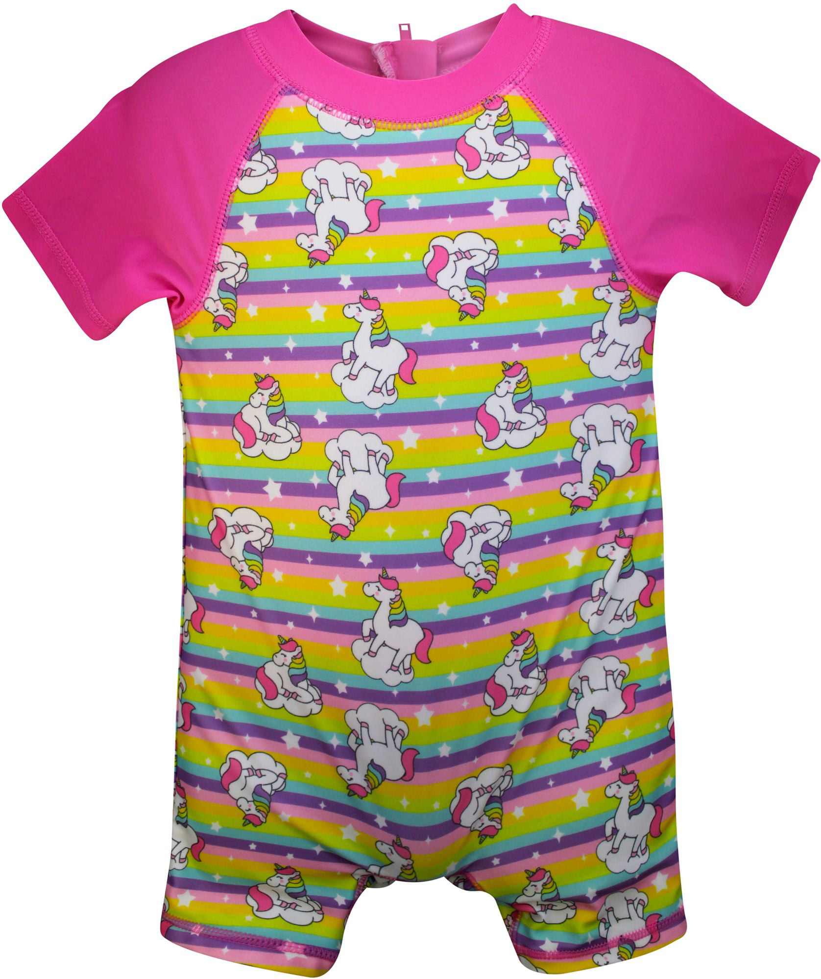 Kiko & Max Toddler Girls Pink Tucan Rashguard Swim Set Size 2T 3T 4T 