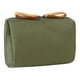 thumbnail image 5 of Bolsa de maquillaje pequeña Yinane doble cremallera verde, 5 of 8