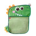 thumbnail image 1 of Bolsa de malla de cesta de succión con soporte para juguetes lavable para almacenamiento de juguetes (dinosau Green Sywqhk libre de BPA, 1 of 2