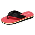 thumbnail image 2 of Summer Savings! Zpanxa Mens Slippers Men's Summer Beach Breathable Shoes Sandals Home Slipper Flip-Flops Flat Shoes Flip Flops for Men Red 43, 2 of 8