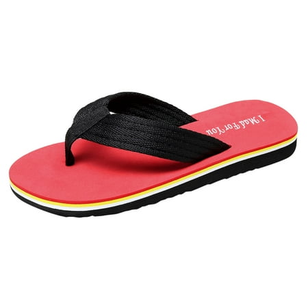 

Wiueurtly Men s Flat Sandals Home Slipper Shoes Breathable Beach Summer Shoes Flip-Flops Men s slipper Mens Wide Slippers Size 14w 66 Slippers Men