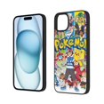 thumbnail image 2 of Funny Cartoon Anime Pokemon Pikachu (9) Phone Case Compatible with iPhone 15 Case Dual camera TPU Protective Cover Gift For IP15-6.1in, 2 of 6