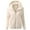 Beige, variant on Jalioing Fuzzy Zipper Hoodies for Kids Sherpa Fleece Long Sleeve Hooded Jacket with Pocket Girls Solid Sweatshirts