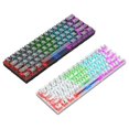 thumbnail image 4 of 61 Keys Wired Gaming Keyboard Full Transparent RGB Backlit USB Keyboard for Laptop Desktop Computer Accessories, 4 of 10