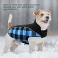 thumbnail image 6 of Kuoser Reversible Waterproof Dog Coat Warm Pet Jacket with Reflective Strip - Blue, 3XL, 6 of 8